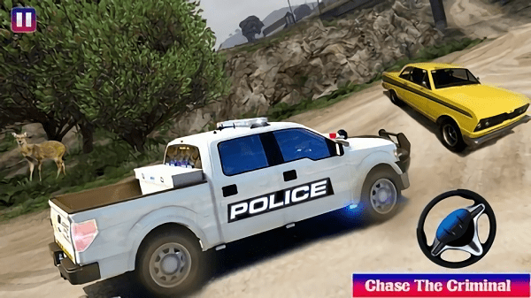 越野警车模拟器游戏(offroad police truck)