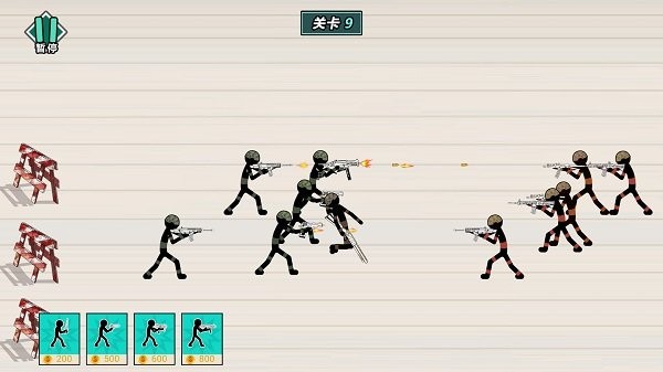 火柴人纸上谈兵游戏