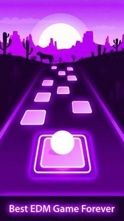 魔术砖跳3d最新版(magic tiles hop forever edm rush)