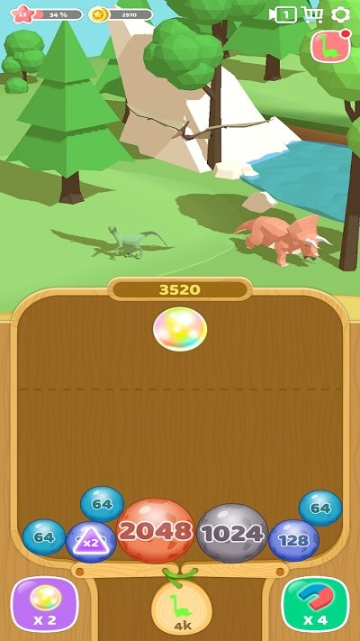 恐龙世界2048游戏