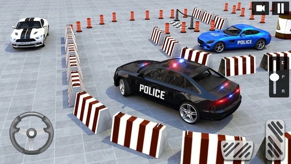 现代警车停车游戏(police car parking)