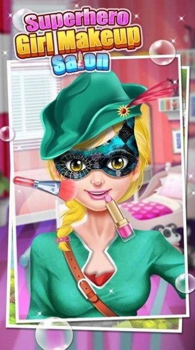 超级英雄女孩化妆游戏(hero makeup)
