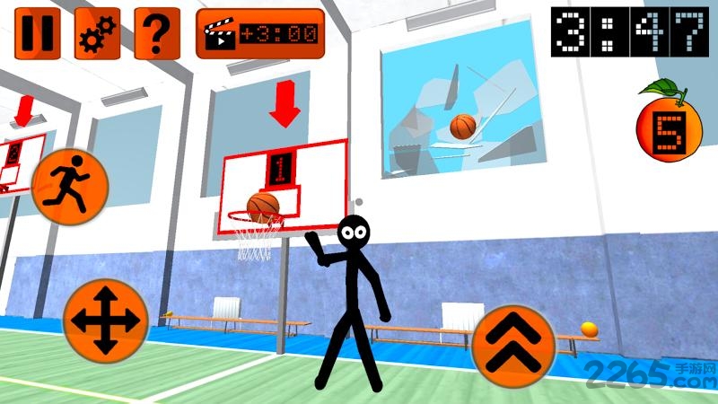 火柴人邻居篮球教练3d游戏