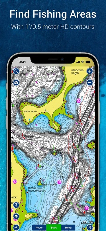 navionics boating电子海图软件