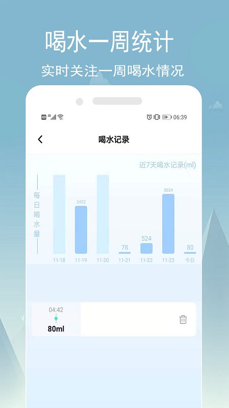 健康喝水计划app