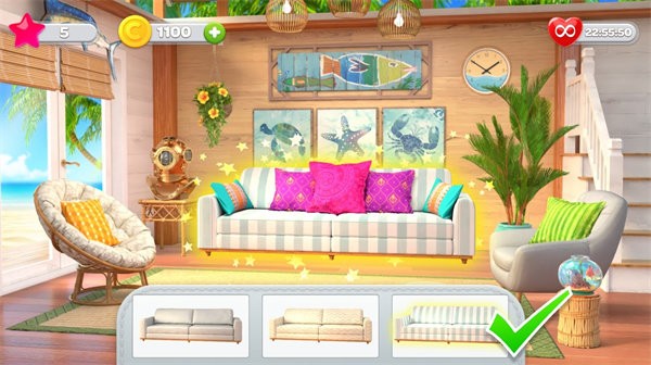 海滩家居设计游戏(beach homes)