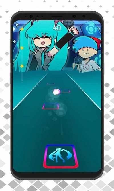 初音未来节奏跳跃游戏(miku tiles hop)