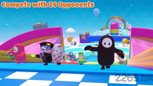 3d淘汰赛终极趣味竞赛手机版(Funny Fall Dudes : 3D Knockout Race)