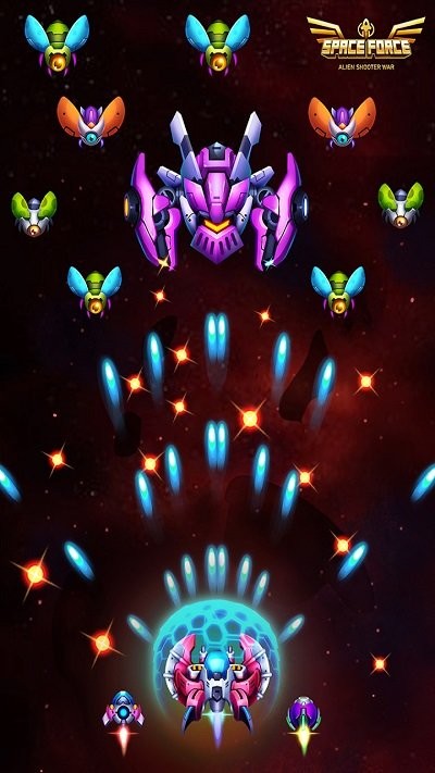 太空部队外星人射击战游戏
