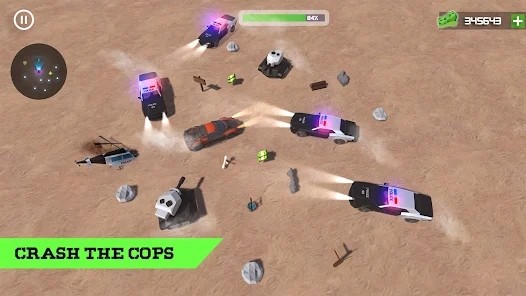 道奇警察躲避车游戏(dodge police dodging car game)