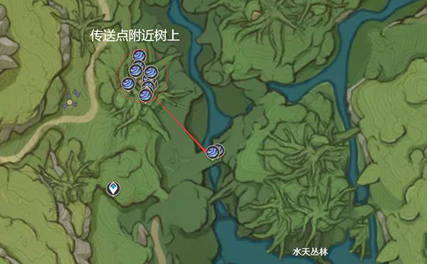 小米版原神树王圣体菇位置 小米端原神树王圣体菇位置