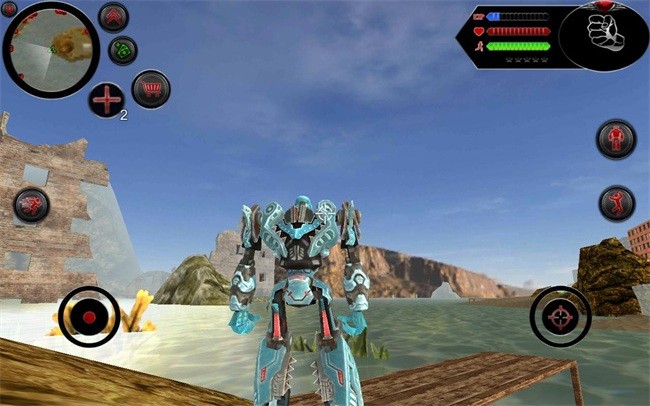 变形鲨鱼机器人3d破解版(robot shark)