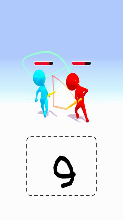 画线决斗小游戏