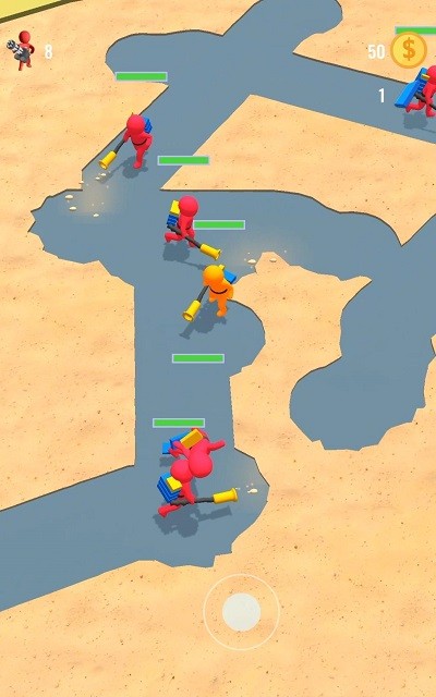 火柴人之战竞技场游戏(stickman fight battle arena)