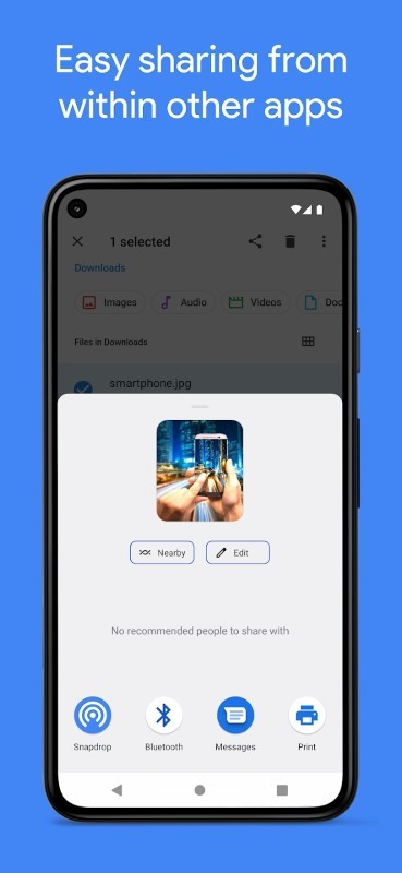snapdrop传输文件app