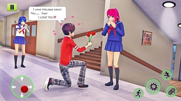动漫高中女生模拟器3d游戏