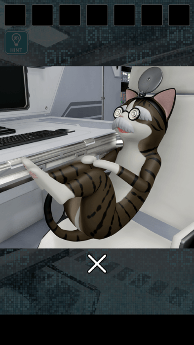 从猫咪的宇宙飞船逃脱游戏