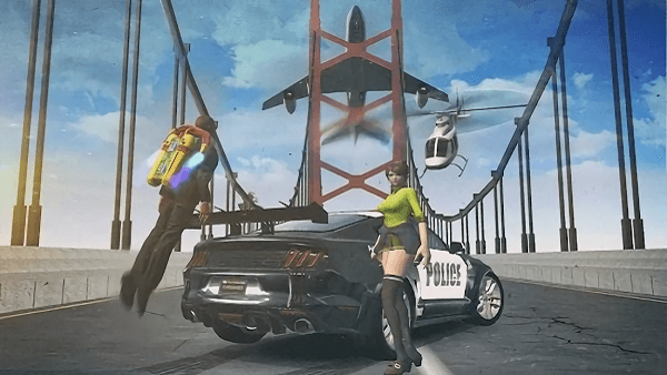 警车停车和驾驶游戏