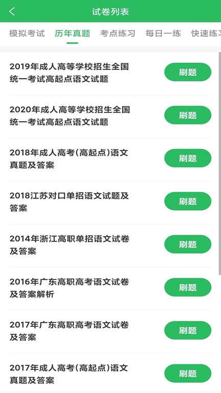 成人高考题库2025最新版