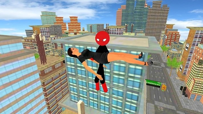 蜘蛛火柴人城市战斗3d游戏(spider stickman)