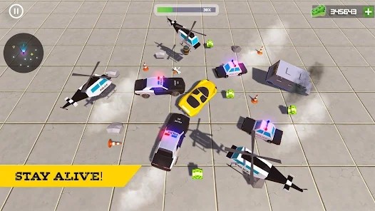 道奇警察躲避车游戏(dodge police dodging car game)