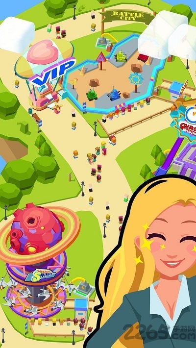 放置幻想游乐园大亨游戏