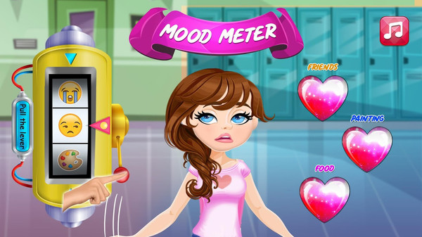 卷发女孩爱化妆游戏下载