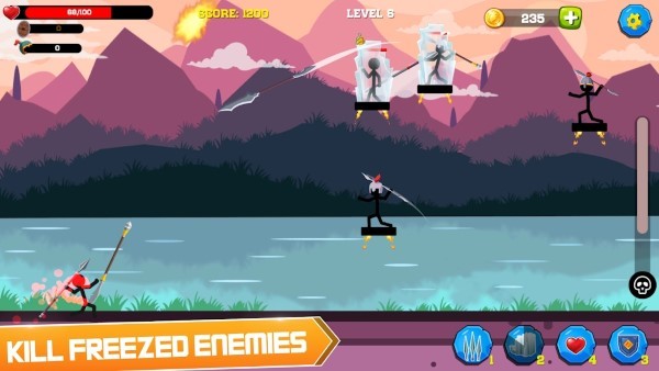 战斗火柴人弓箭手英雄游戏(stickman archer hero)