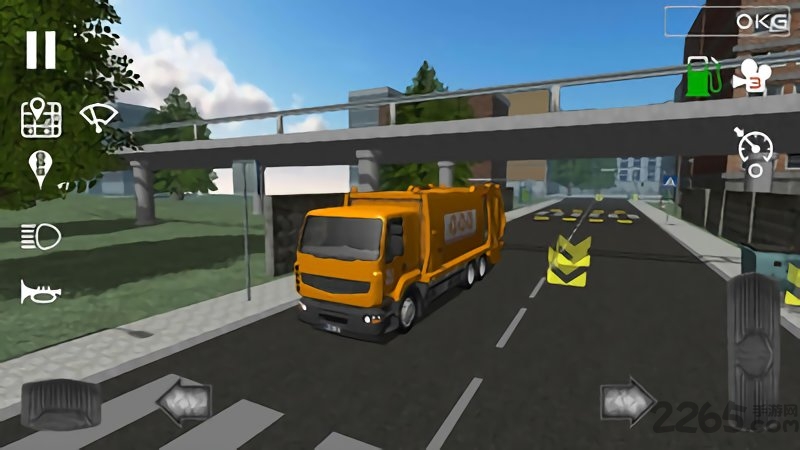 城市绿皮清洁车模拟游戏