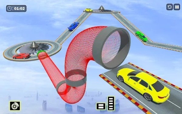 疯狂坡道赛车特技游戏(crazy ramp car stunts)