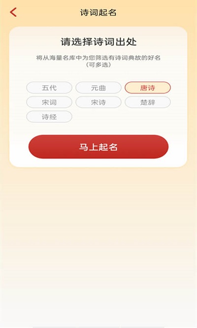 诗词起名软件
