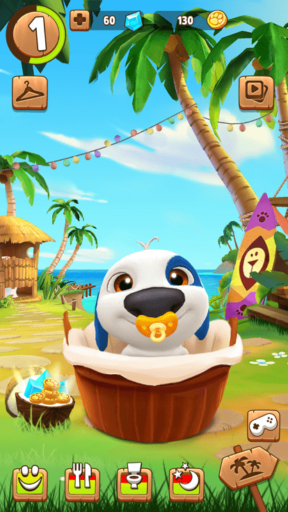 我的汉克狗游戏国际版(我的汉克狗海岛My Talking Hank: Islands)