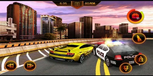 警车追逐战小游戏(Police Car Chase)