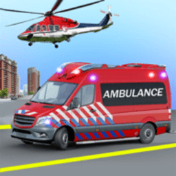 直升机救护车模拟器游戏(Heli Ambulance Simulator 2020: 3D Flying car games)