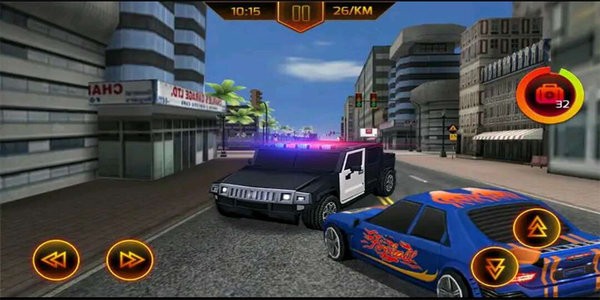 警车追逐战小游戏(Police Car Chase)
