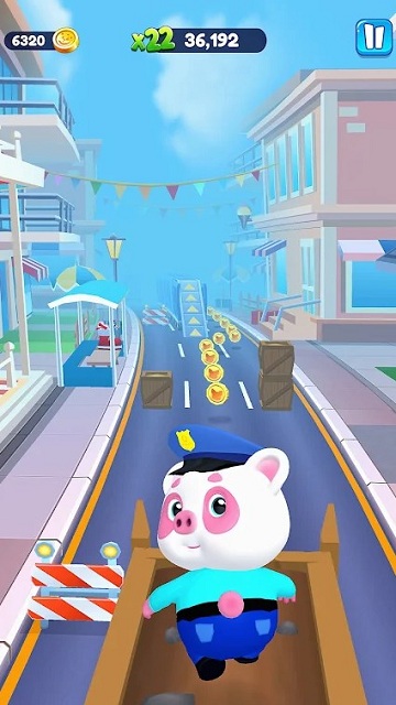 小猪熊猫跑酷手机游戏(Panda Run)