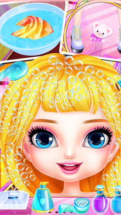 婚礼花女孩芭比装扮化妆游戏