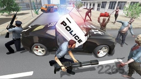 警察与僵尸游戏