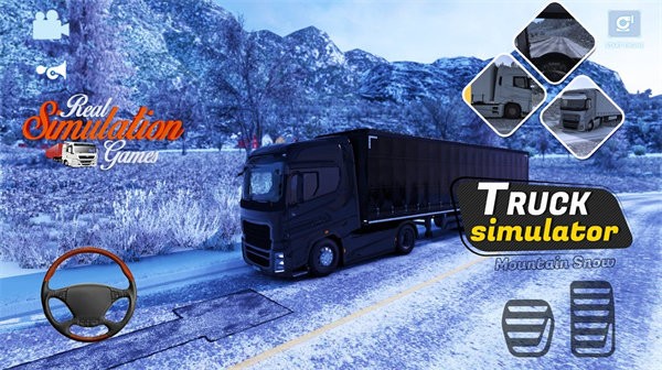 卡车模拟器欧洲山雪路最新版