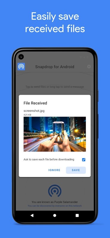 snapdrop传输文件app