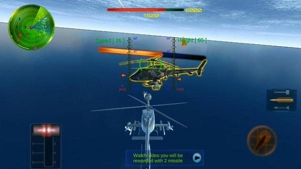 武装直升机空战手游