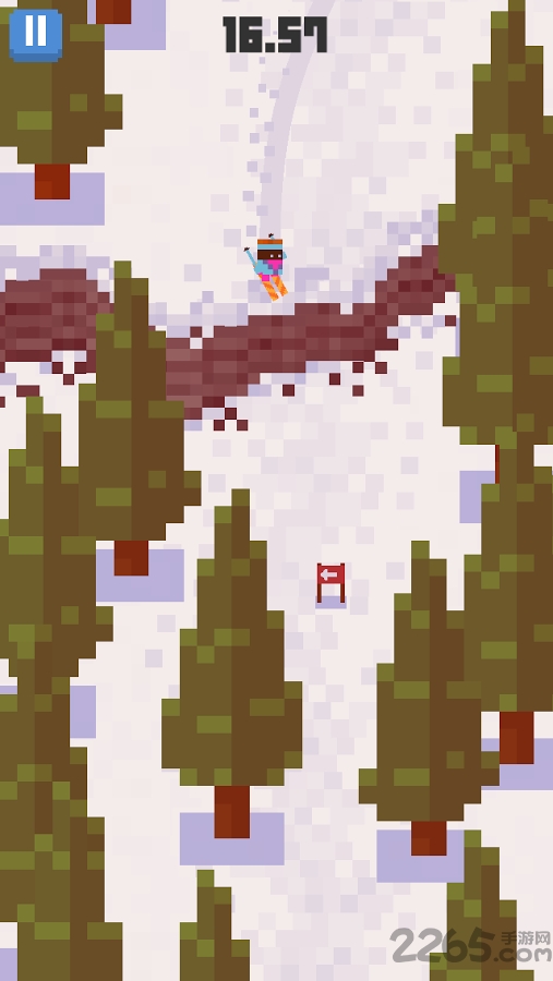 雪人山滑雪单机游戏
