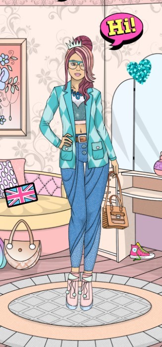 女孩装扮和涂色书游戏 女孩装扮和涂色书下载