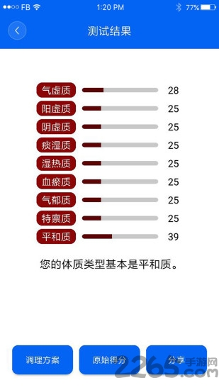 中医体质辨识app