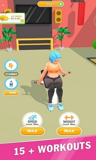 闲置健身锻炼游戏(idle workout fitness)