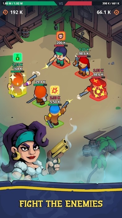 空闲海盗海上冒险和商业大亨游戏(idle pirates)