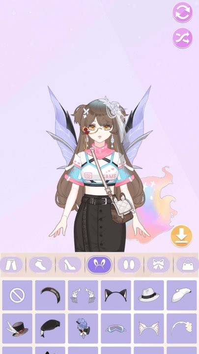 魔法女孩换装小游戏
