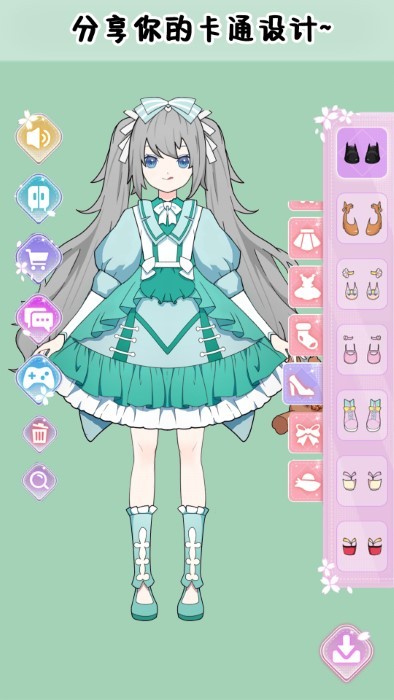 巴啦啦少女换装游戏