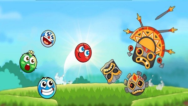 红色弹跳球英雄最新版(bounce ball)