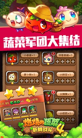 燃烧的蔬菜4新鲜战队手游
